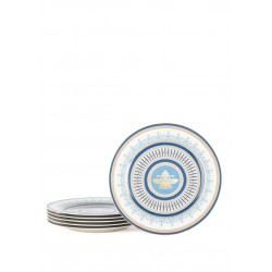 Blue Harmony 6lı Tatlı Tabağı 19cm