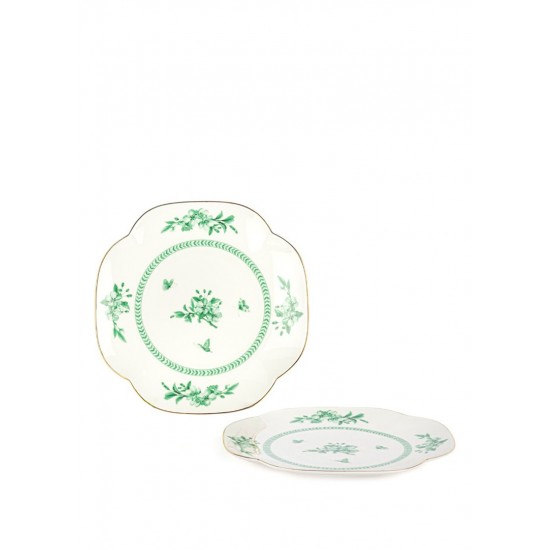 Leaf Elegance 2li Servis Tabağı 25cm