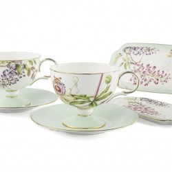 Happily 6 Prç 2li Çay Fincanı Seti 220cc