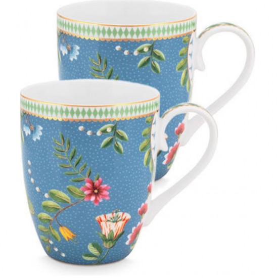 La Majorelle İkili Mavi Büyük Mug Seti 350 ml. 