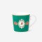 Yeşil Porselen Kupa 150 Ml