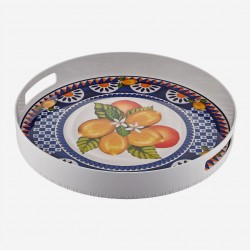 Mavi Melamin Tepsi 40 Cm Portofino