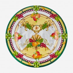Sarı Melamin Yemek Tabağı 28 Cm 
