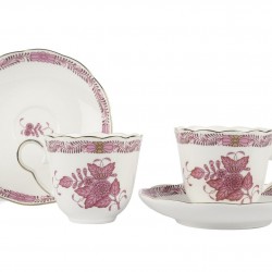 Jardin De Vert Pembe 2li Çay Fincan Seti 180cc Jardin De Vert Pembe 2li Çay Fincan Seti 180cc