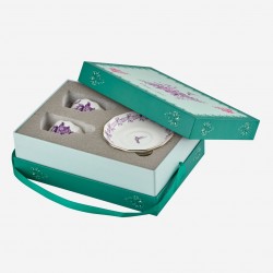 Mor Porselen Kahve Fincan Seti 85 Ml Primavera