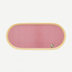 Pembe Porselen Servis Tabağı 25 cm