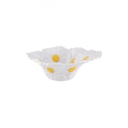 Maria Flor Beyaz Papatya Servis Kase 27cm