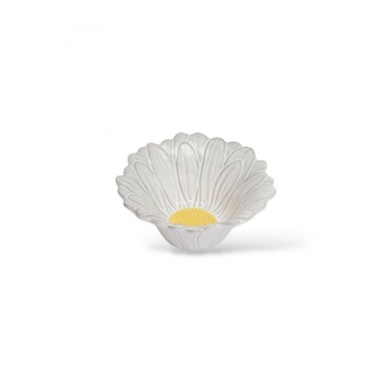 Maria Flor Beyaz Papatya Kase 15,5cm Maria Flor Beyaz Papatya Kase 15,5cm