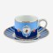 Mavi Porselen Kahve Fincanı