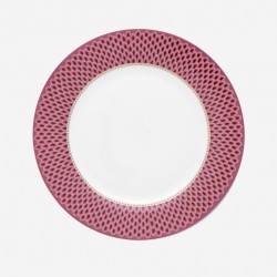 Kırmızı Porselen Yemek Tabağı 26,5 cm